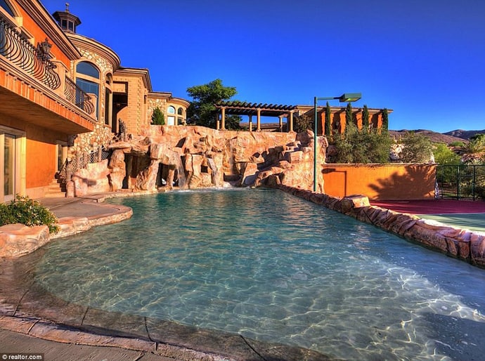 Water Park Mansion in Boulder City, Nevada, USA
