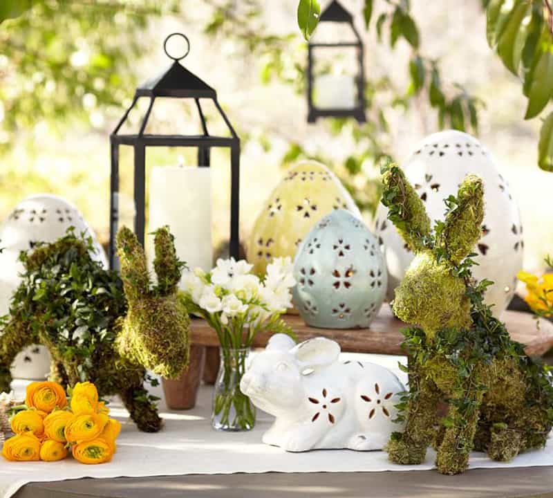 20 Outdoor Indoor Green Easter Decorations