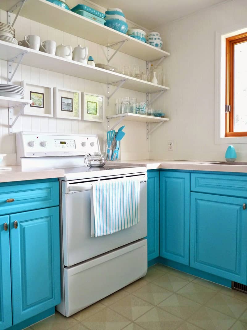 Ideas Of How To Use Turquoise In A Kitchen