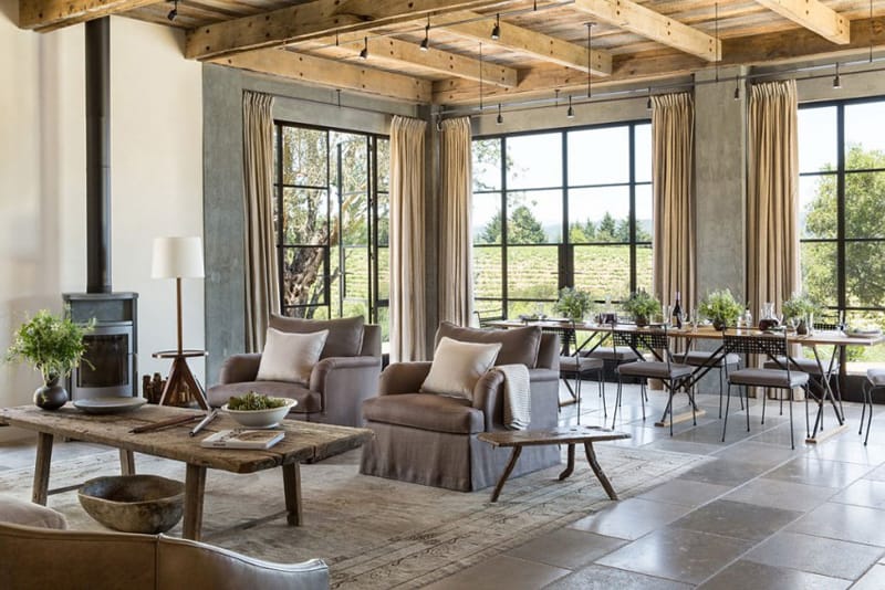 Stunning Private Residence in California Healdsburg Ranch by Jute Interior Design