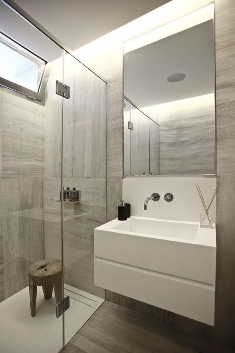 25 Gray And White Small Bathroom Ideas