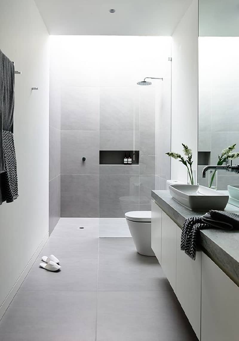 25 Gray And White Small Bathroom Ideas