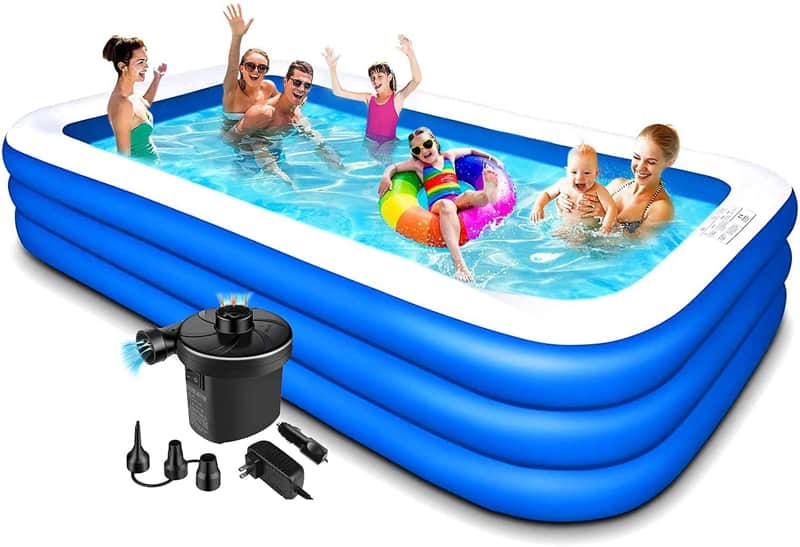 Excellent Ideas for a DIY Inflatable Pool for Your Backyard