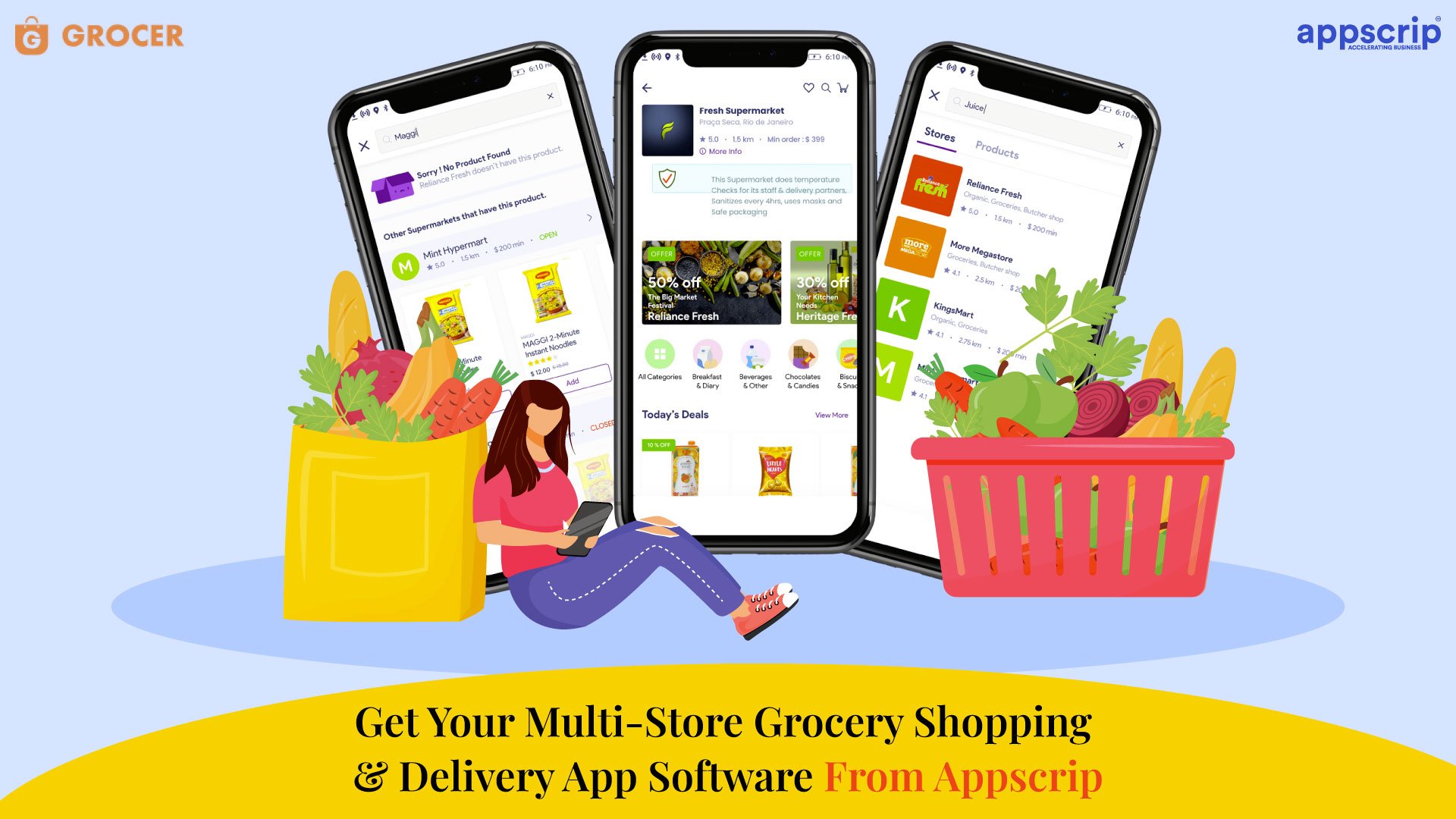 10 Best Supermarket Platforms to Build Grocery site & App