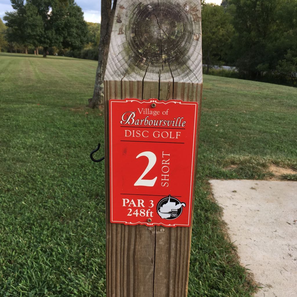 Barboursville City Park Disc Golf Course Review