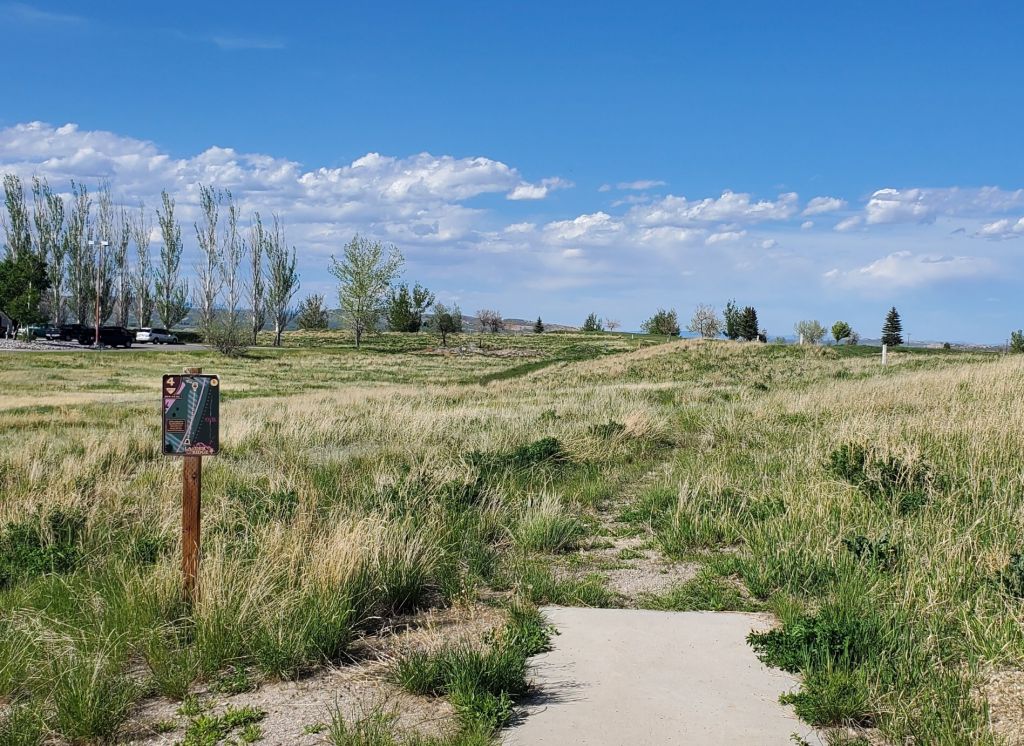 HOD 10/28/2024 Lander Ridge DGC Hole 4 Lander, WY Disc Golf Course