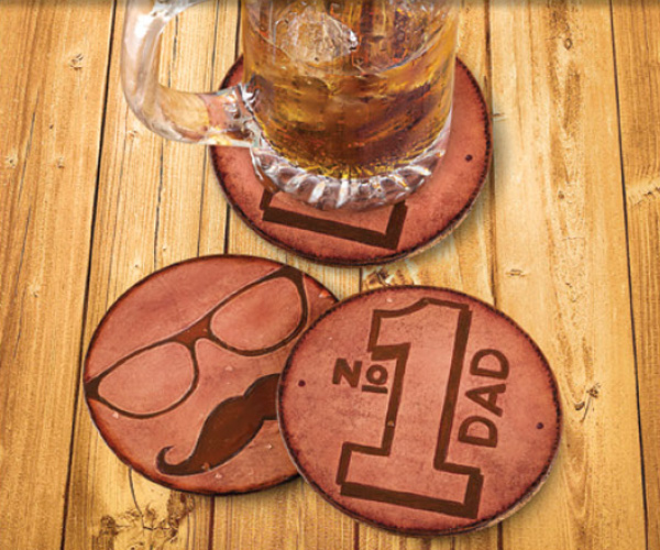 Custom Leather Coasters Project Ideas BLICK art materials