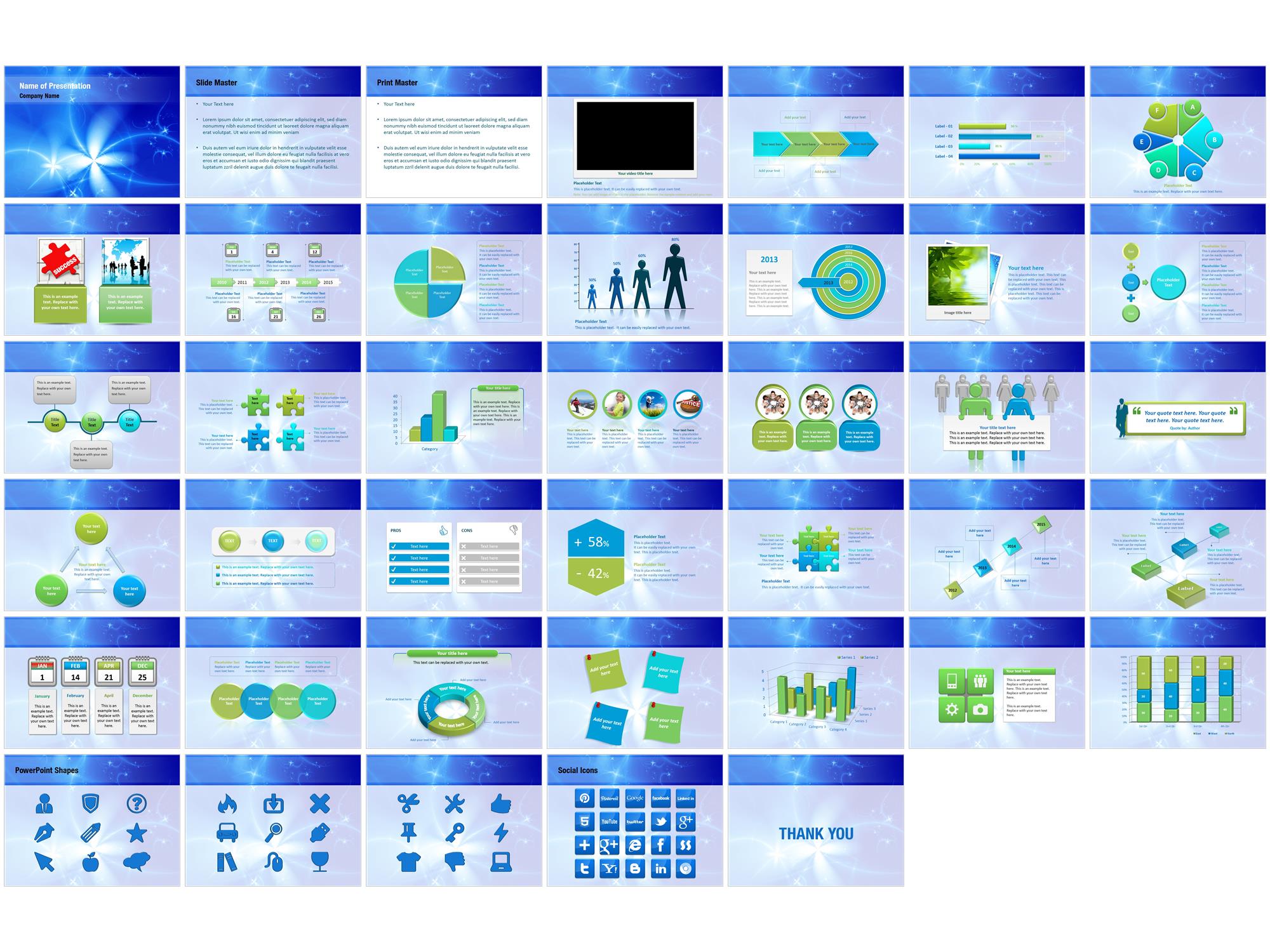 Deep Blue Sky PowerPoint Templates Deep Blue Sky PowerPoint