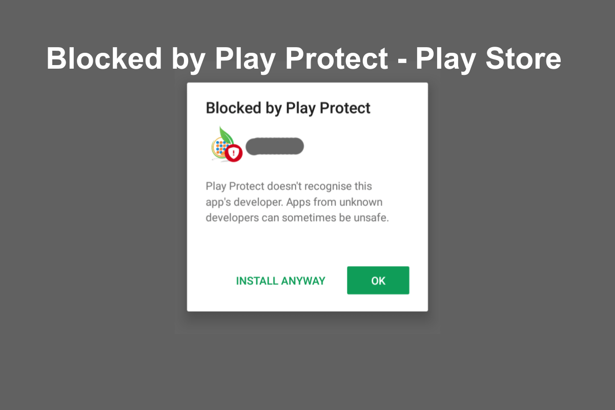 Play Store Fix Blocked by Play Protect