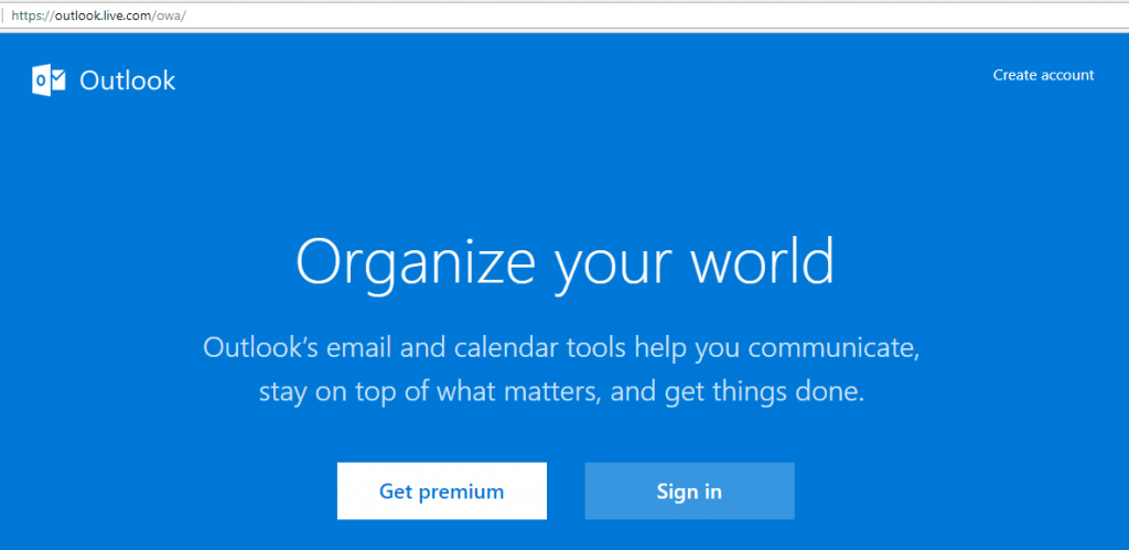 Outlook – free personal email and calendar from Microsoft