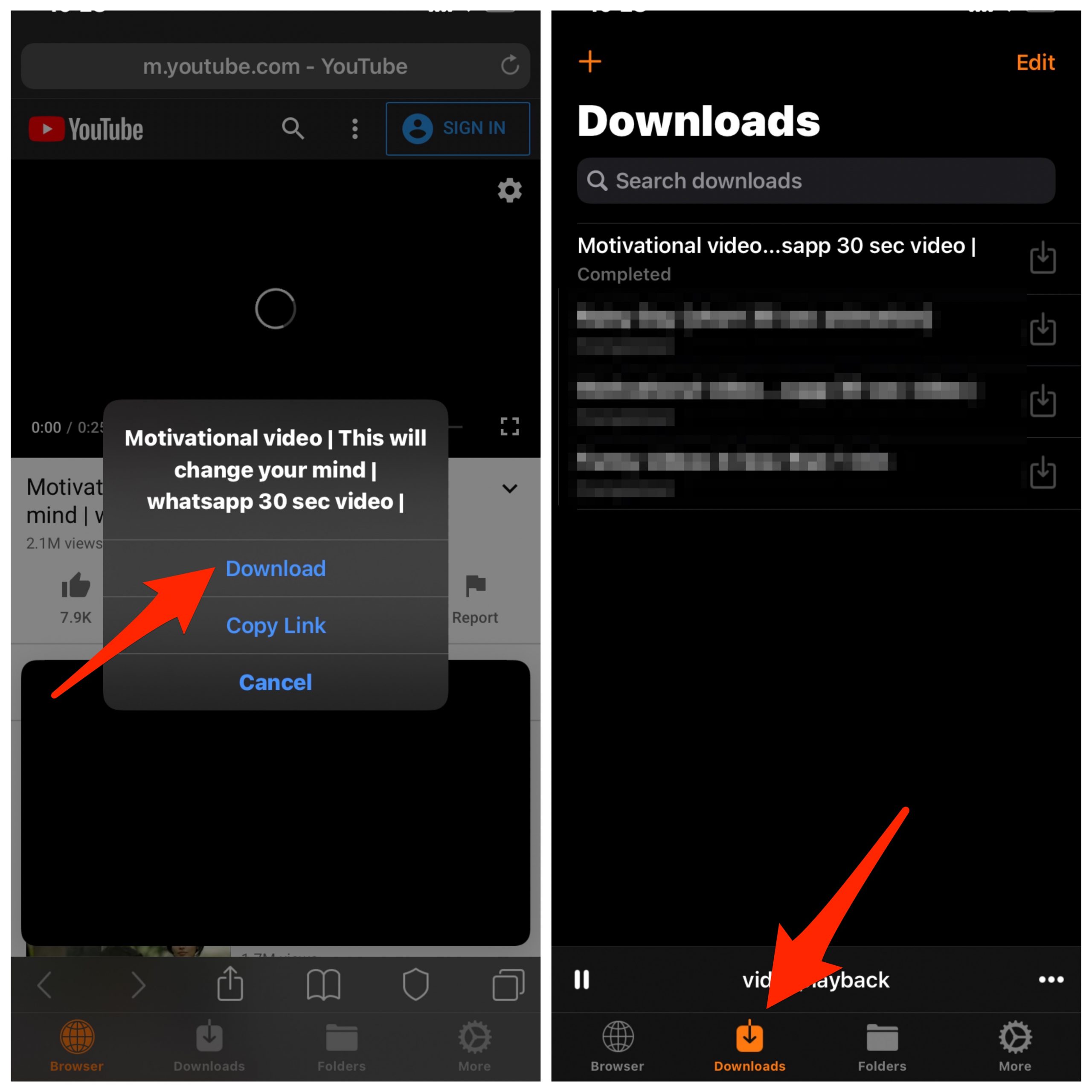 YouTube Downloader iPhone Download YT Videos on iOS