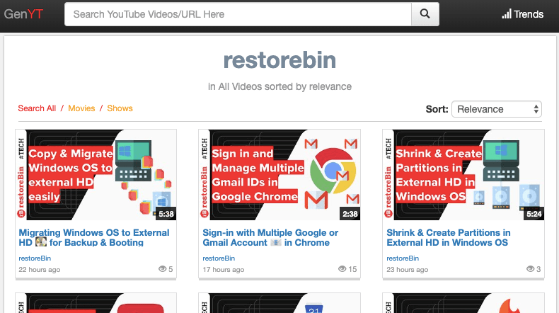 GenYouTube Download YouTube Videos and Songs Instantly in 5 seconds