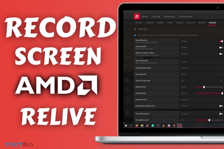 How to Record Screen using AMD Relive for Windows PC?