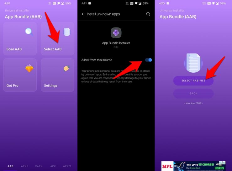 How to Install APKs (App Bundle) on Android? (2021)