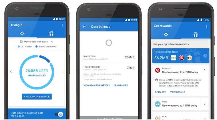 Download Triangle Data Saver App APK by Google Inc.