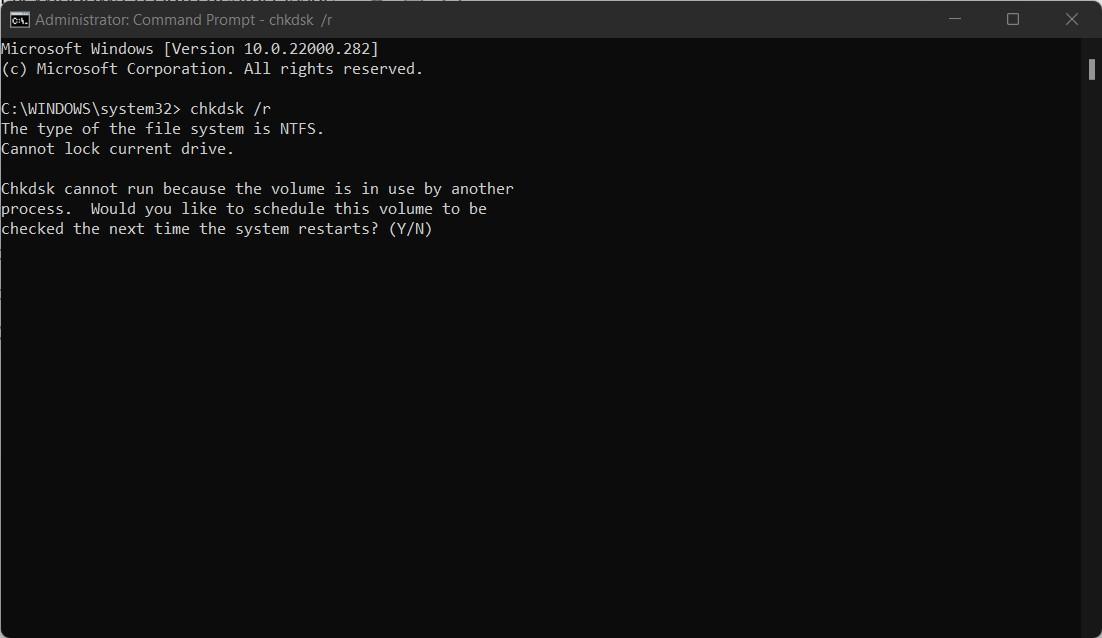 chkdsk Repair Command: How to Use it on Windows 11