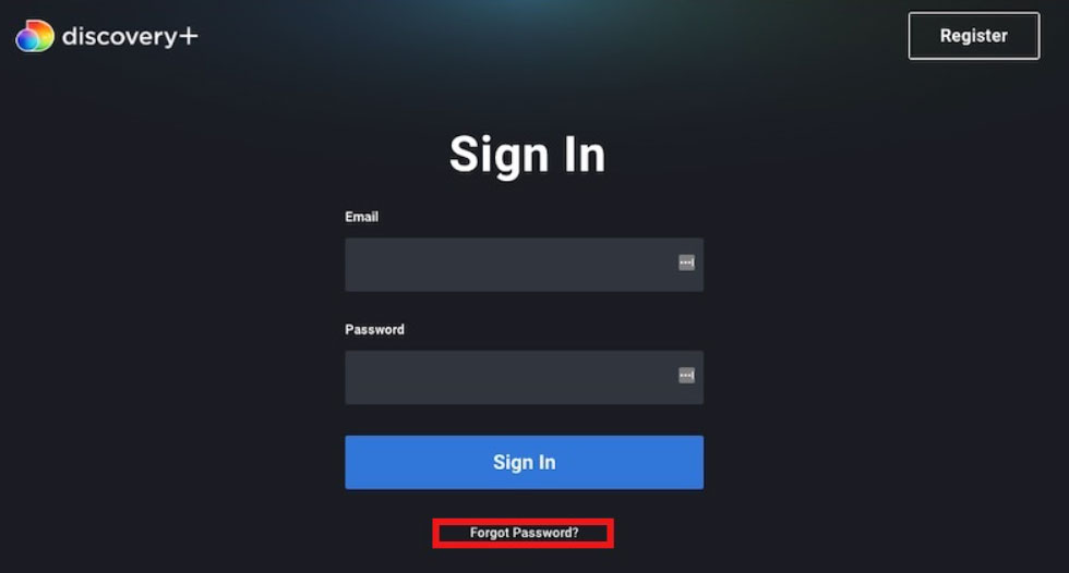 How to Reset Discovery Plus Password?