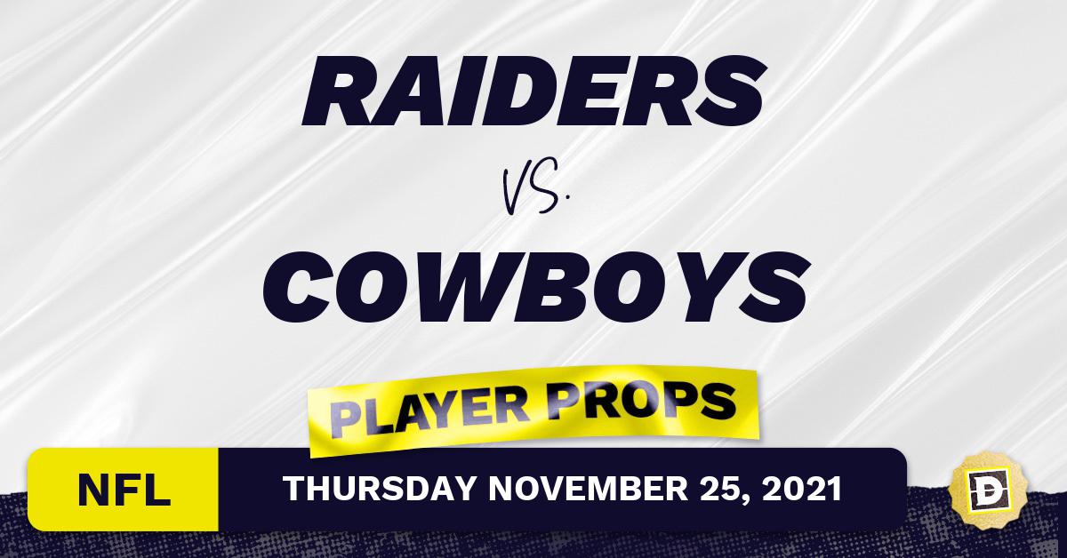 Raiders vs. Cowboys Projected Player Stats Nov 25, 2021