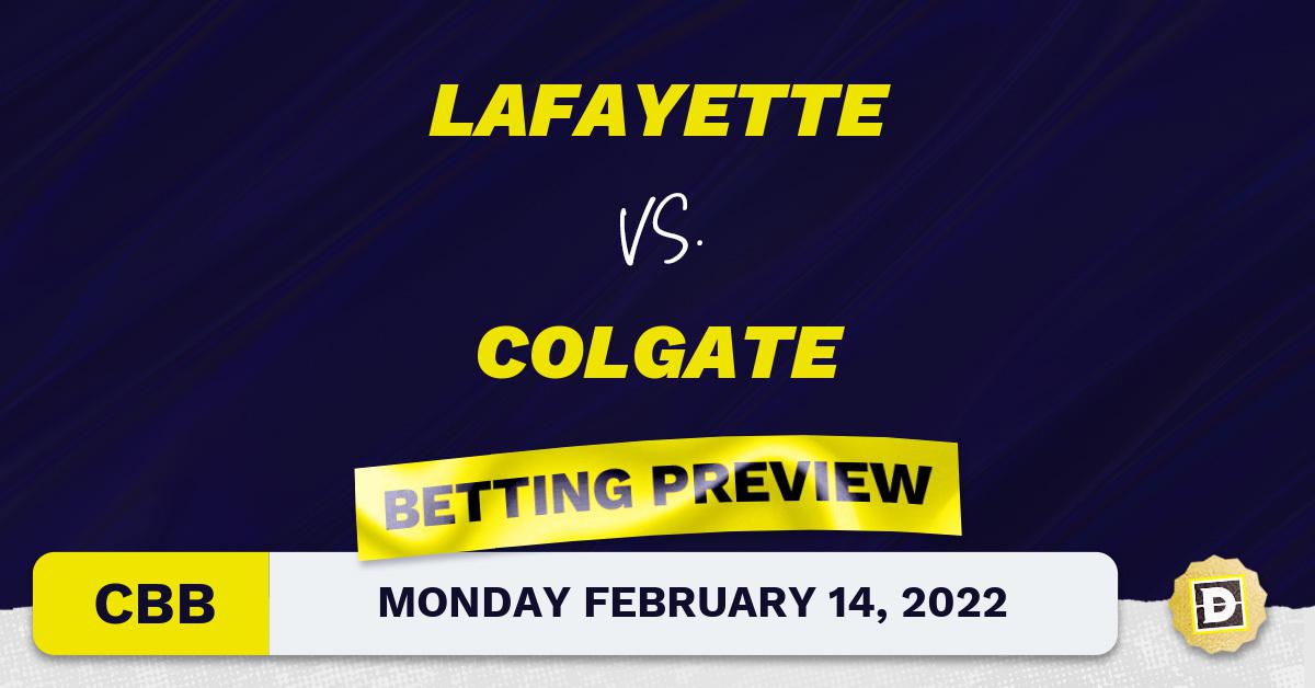 Lafayette vs. Colgate CBB Predictions and Odds Feb 14, 2022 Dimers
