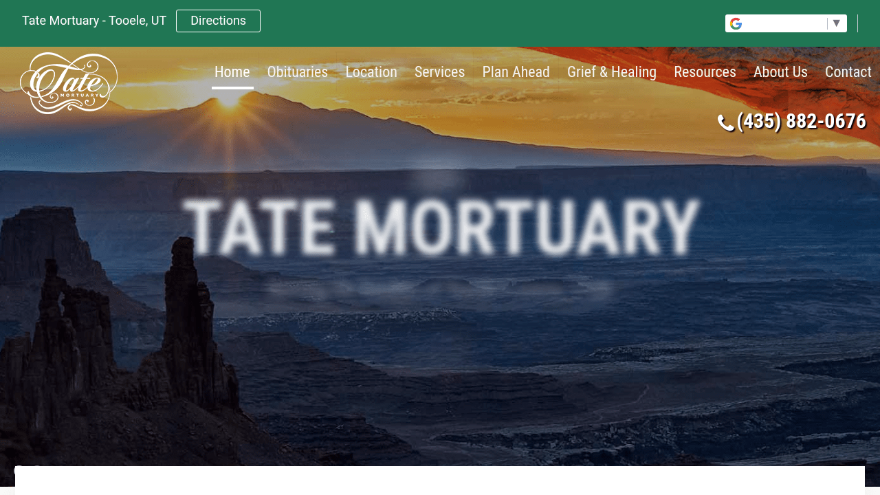 Tate Mortuary Pet cremation service in Tooele, Utah