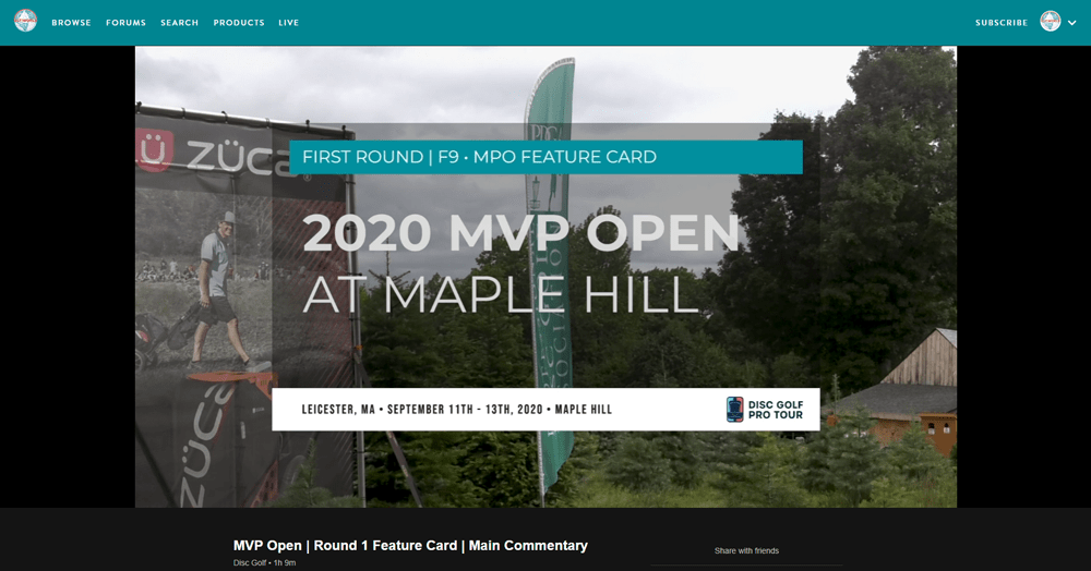 to the Ultiworld Disc Golf Subscription Ultiworld Disc Golf