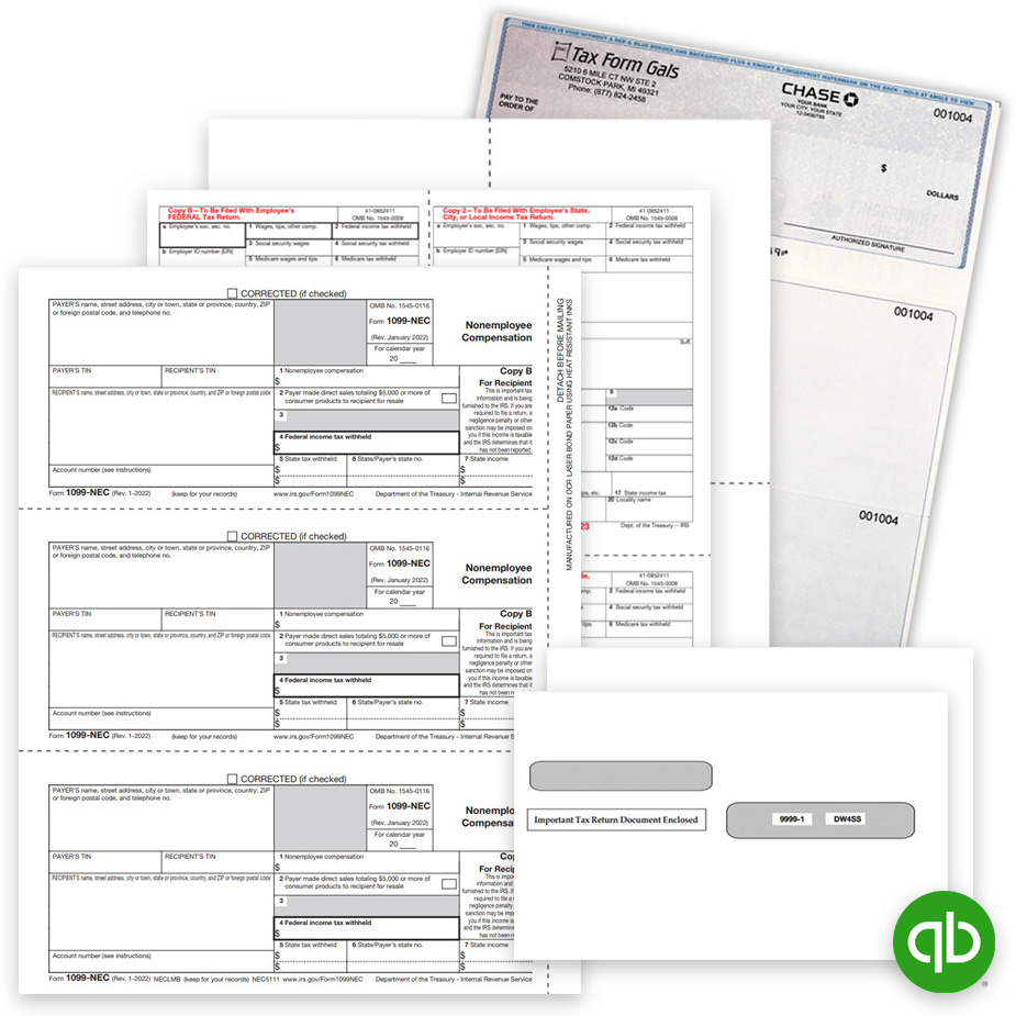 Discount Tax Forms 1099 & W2, Business Checks, Folders & More