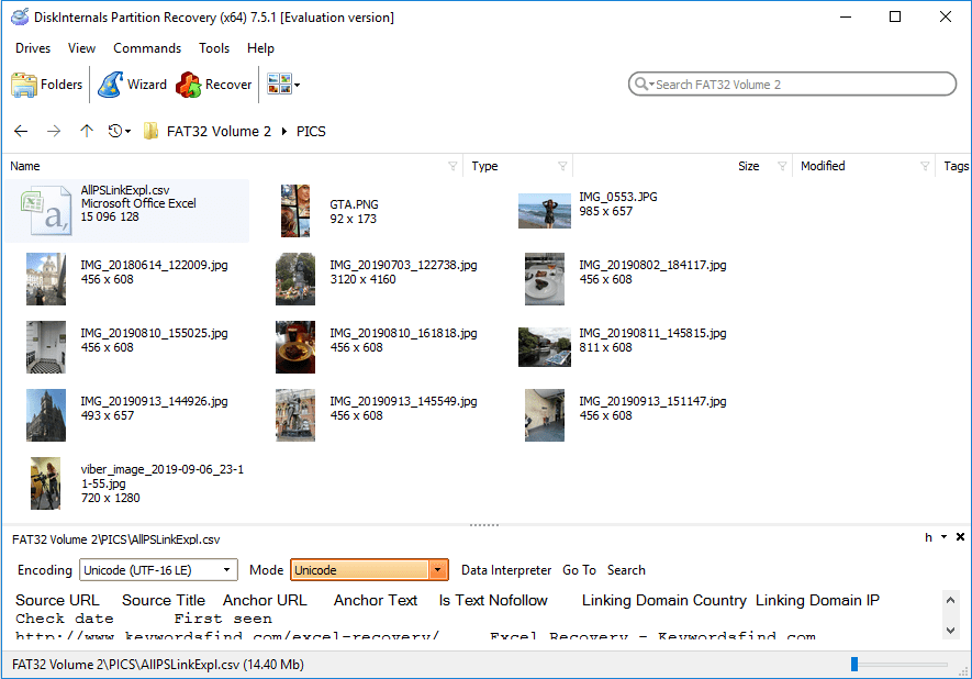 Create disk image with free software DiskInternals