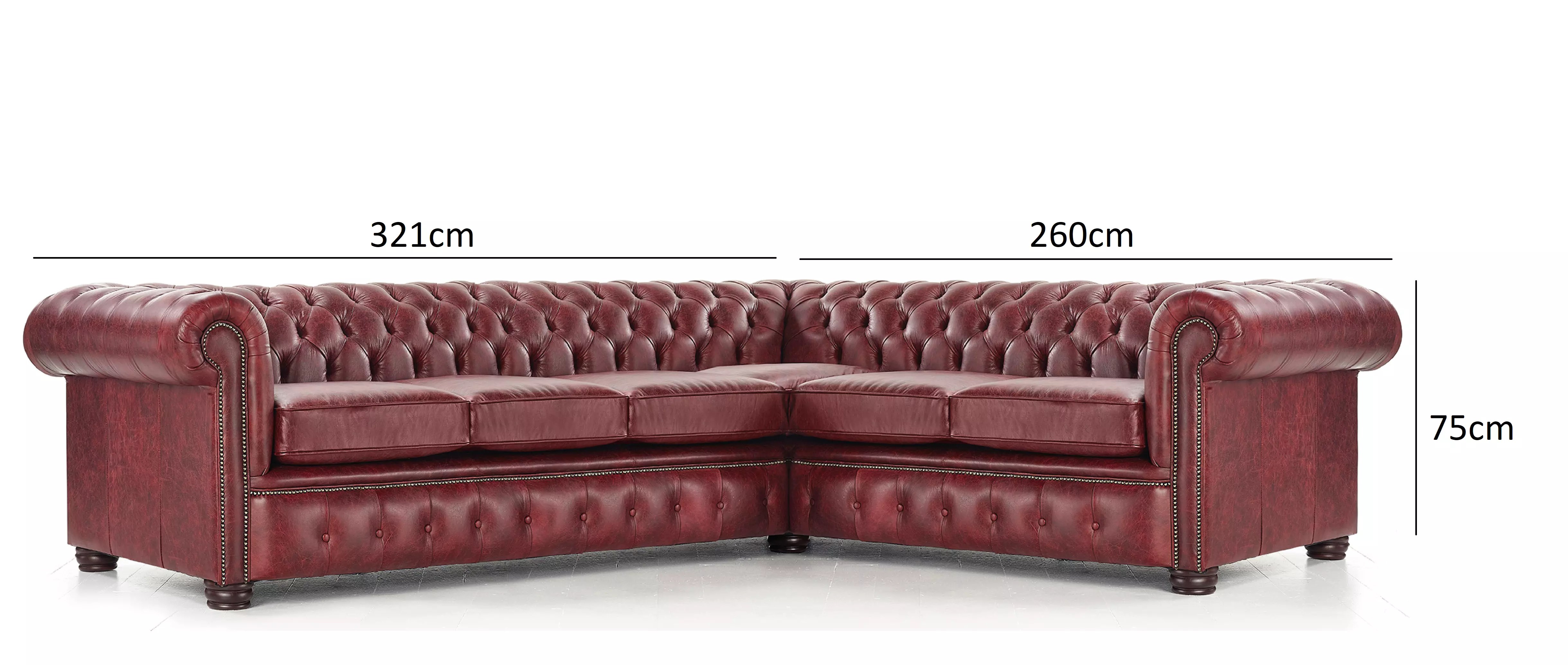 London Chesterfield Corner Sofa London Corner Couch