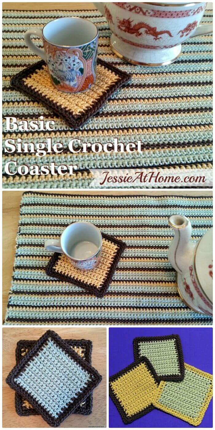 Crochet Coasters 70 Free Patterns for Beginners ⋆ DIY Crafts