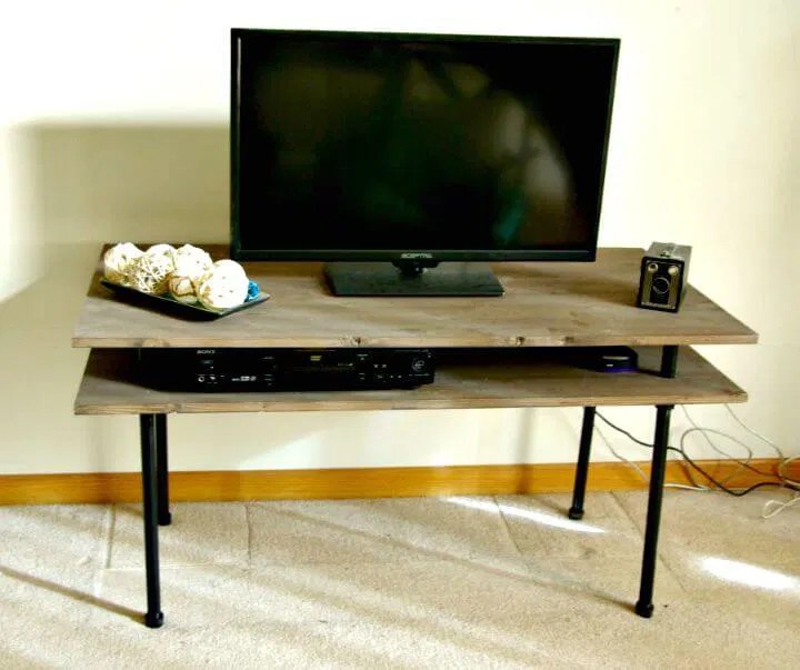42 easy and cheap DIY TV cabinet building plans
