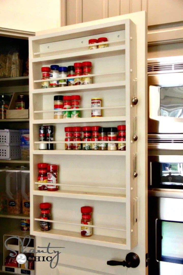 12 DIY Spice Rack Ideas to Update Your Kitchen ⋆ DIY Crafts