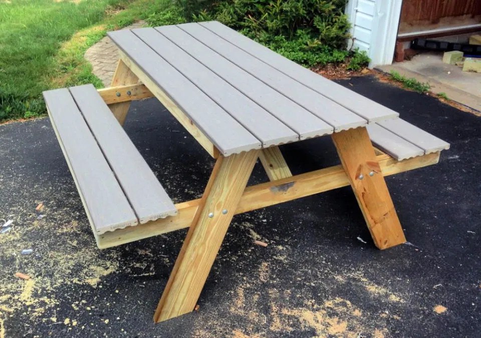 30 Free DIY Picnic Table Plans To Build Your Own Today