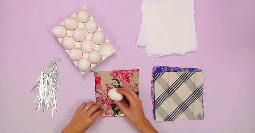 Incredible Easter Egg Coloring Hack Use Silk Squares to Dye Your Eggs