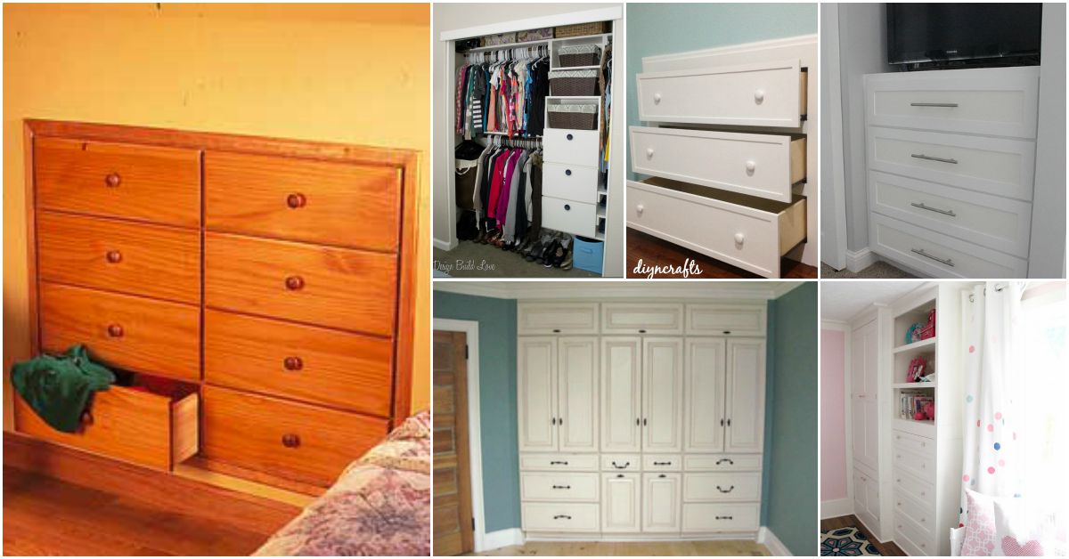 7 Beautifully Functional DIY BuiltIn Dressers to Utilize Your Space DIY & Crafts