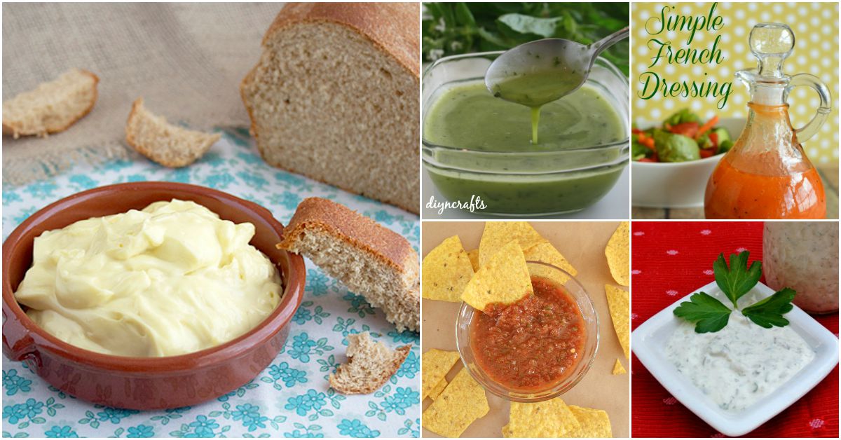 40 Delicious Homemade Condiment Recipes EasytoMake Dressings