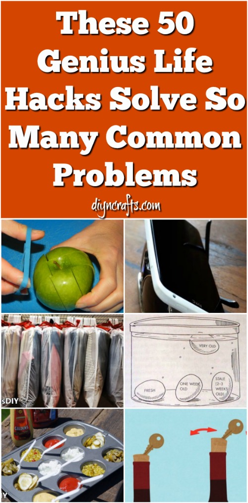 These 50 Genius Life Hacks Solve So Many Common Problems DIY & Crafts