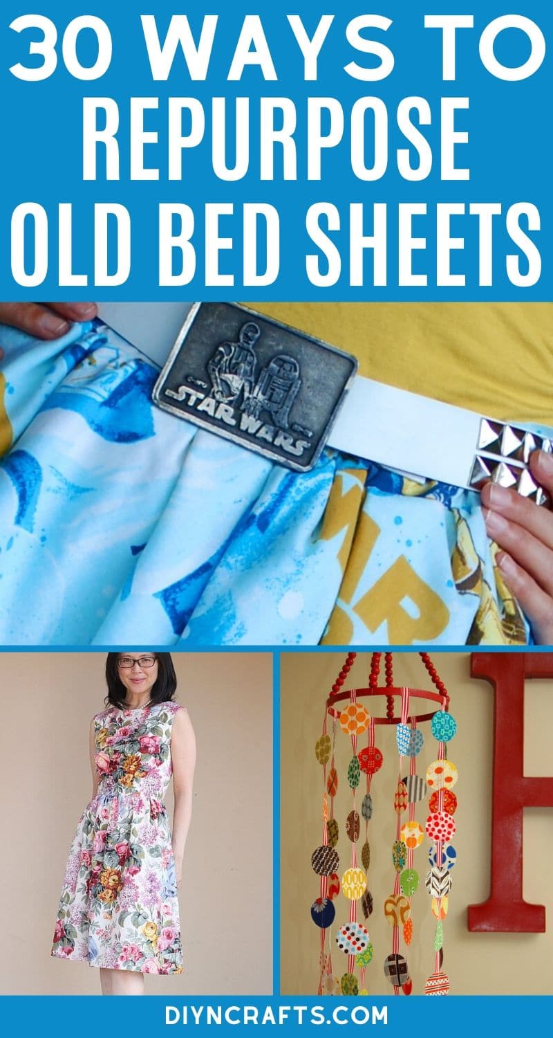 30 Creative And Crafty Ways To Repurpose Old Bed Sheets DIY & Crafts