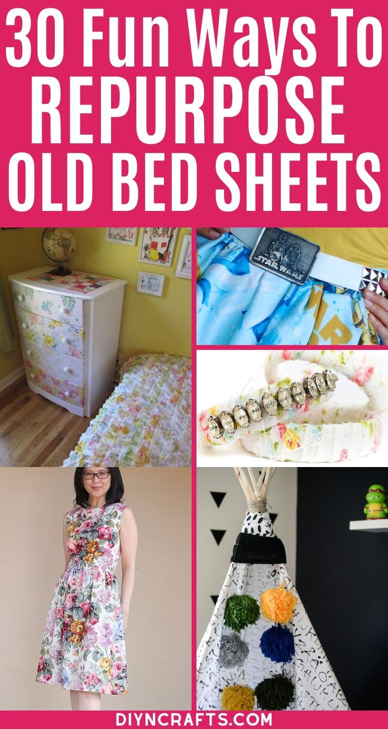 30 Creative And Crafty Ways To Repurpose Old Bed Sheets DIY & Crafts