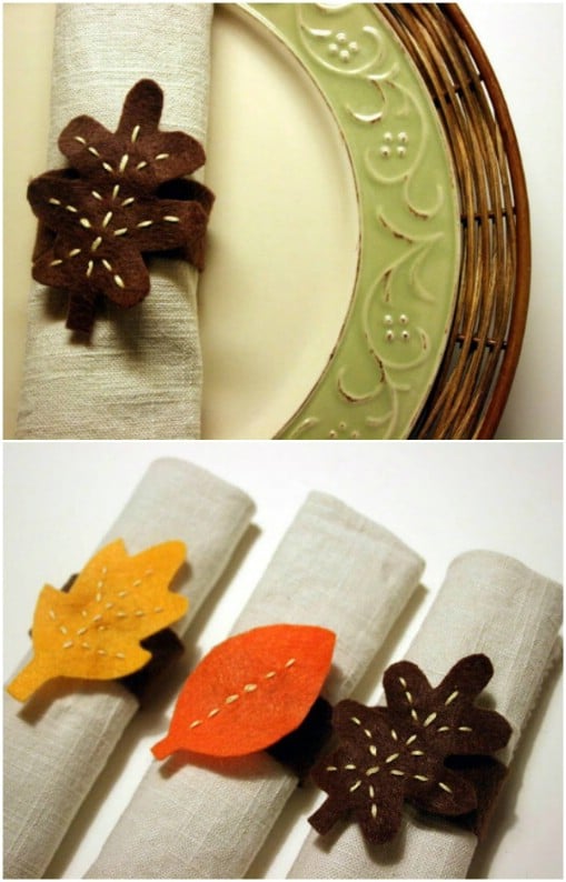 25 DIY Napkin Rings That Will Dress Up Your Thanksgiving Dinner Table
