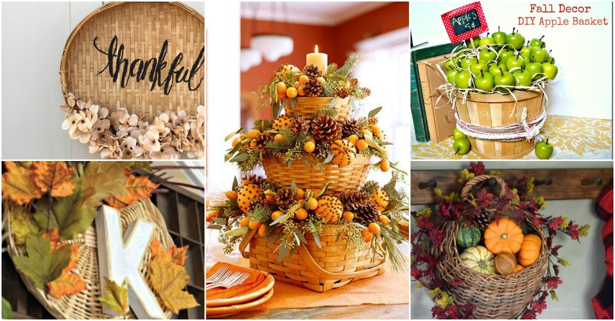 15 Fun And Creative Ways To Decorate With Baskets This Thanksgiving