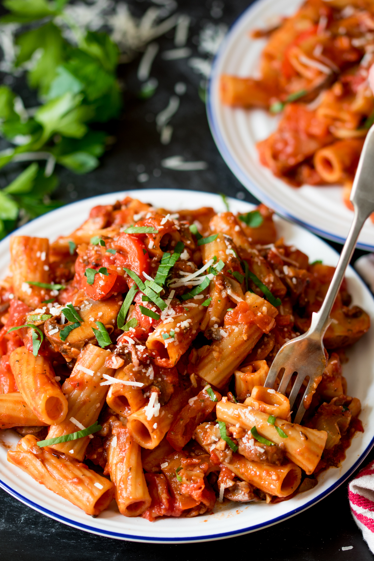 Mushroom Ragu with Rigatoni Recipe