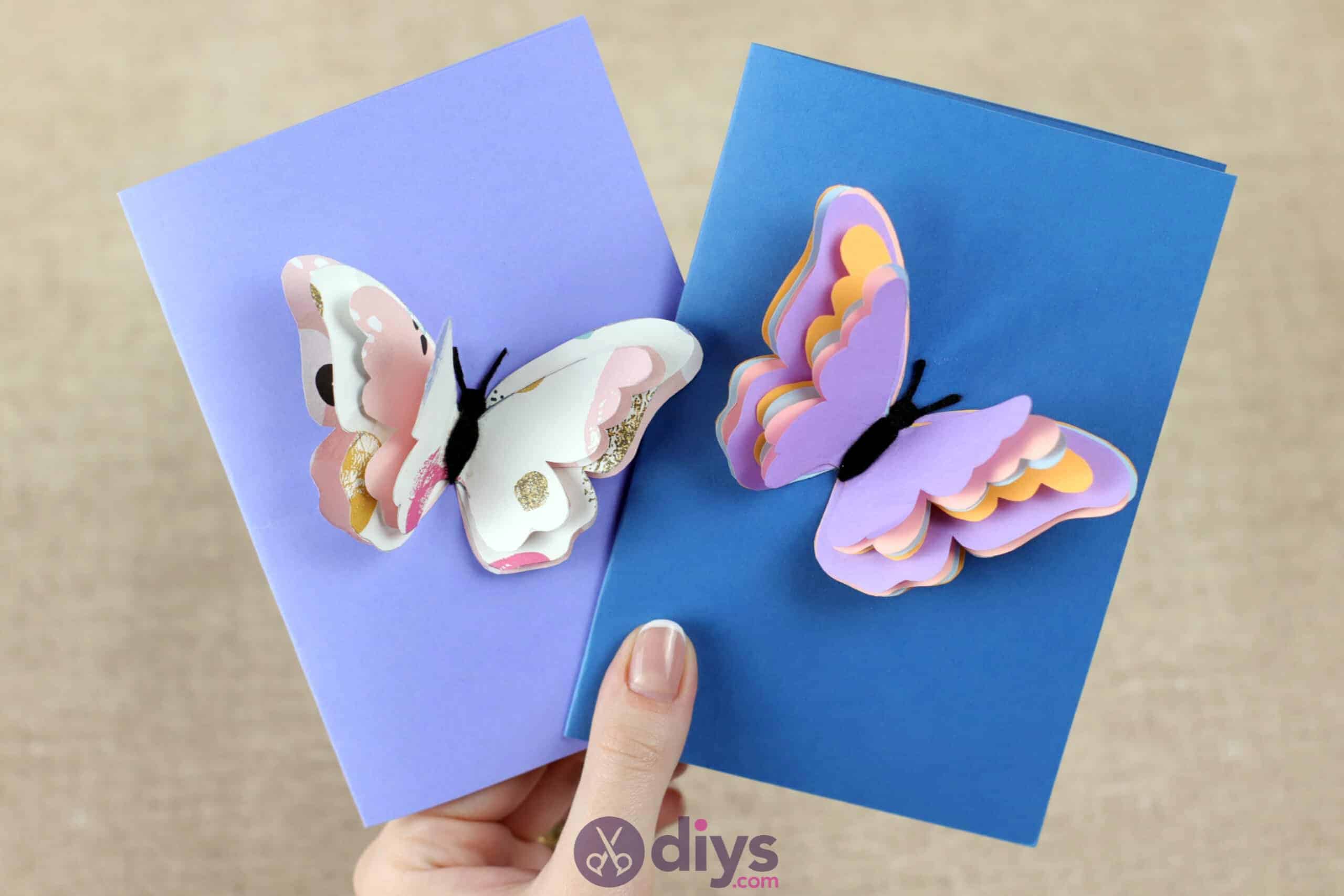 DIY 3D Paper Butterfly Card