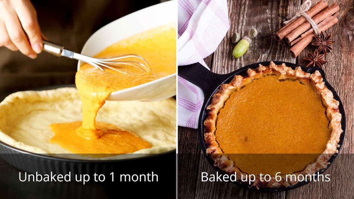 Can you freeze pumpkin pie? How to Freeze, store and reheat.