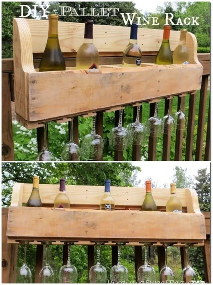 15 DIY Wine Racks From Pallet Wood With Instruction DIY to Make