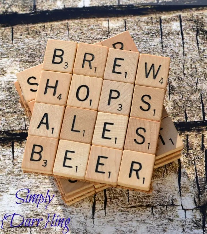 15 Decorative Art Ideas With Scrabble Tiles DIY to Make