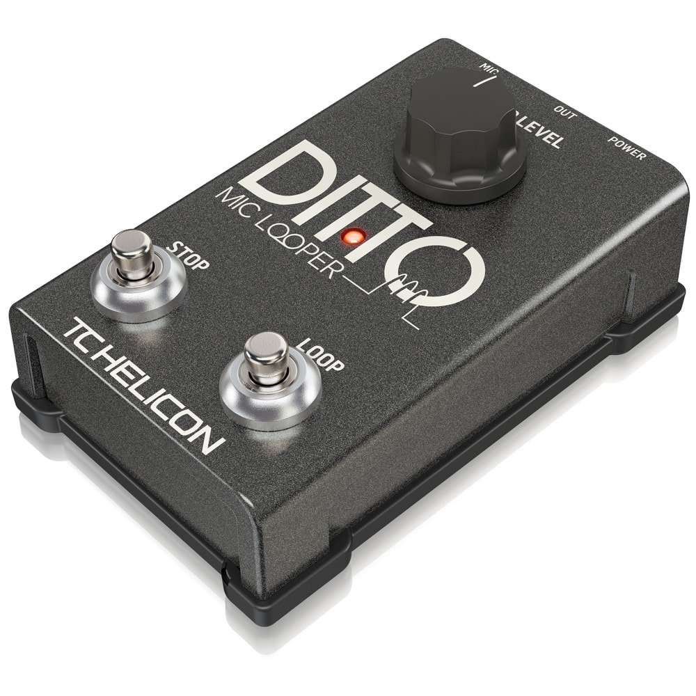 TC Helicon DITTO Mic Looper Microphone Voice Effects Looping Pedal