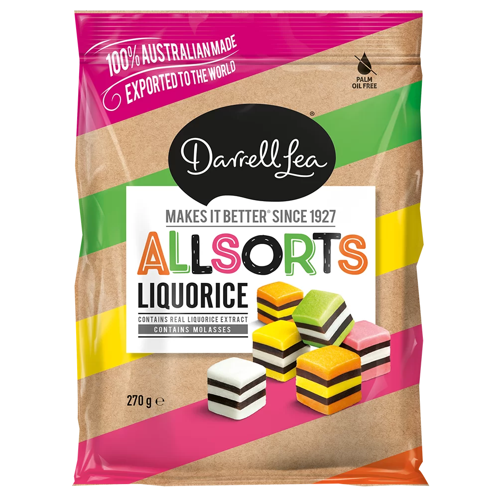 Allsorts Liquorice 270g Darrell Lea