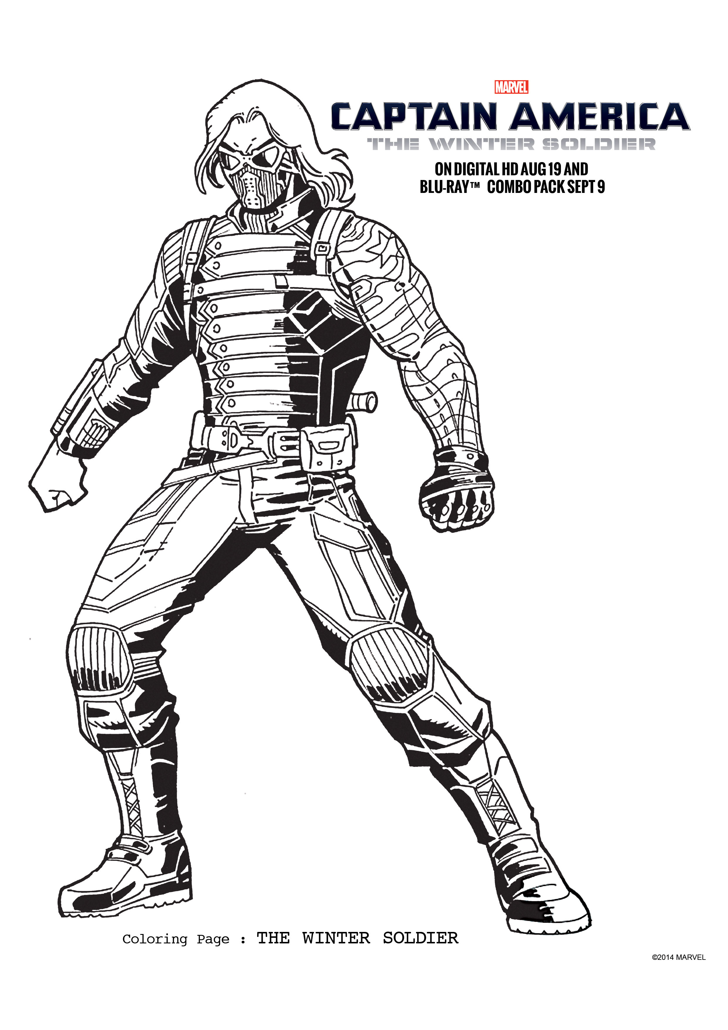 Avengers coloring pages print or download in PDF.