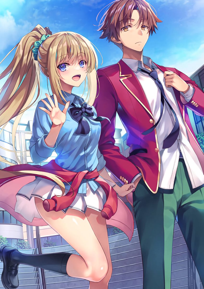 karuizawa kei and ayanokouji kiyotaka (youkoso jitsuryoku shijou shugi