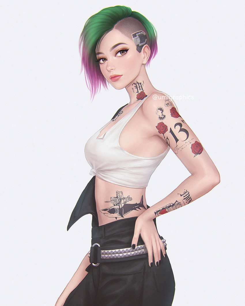 Judy Alvarez (Cyberpunk 2077) Drawn By Umigraphics | Danbooru 1063_x_850_jpg